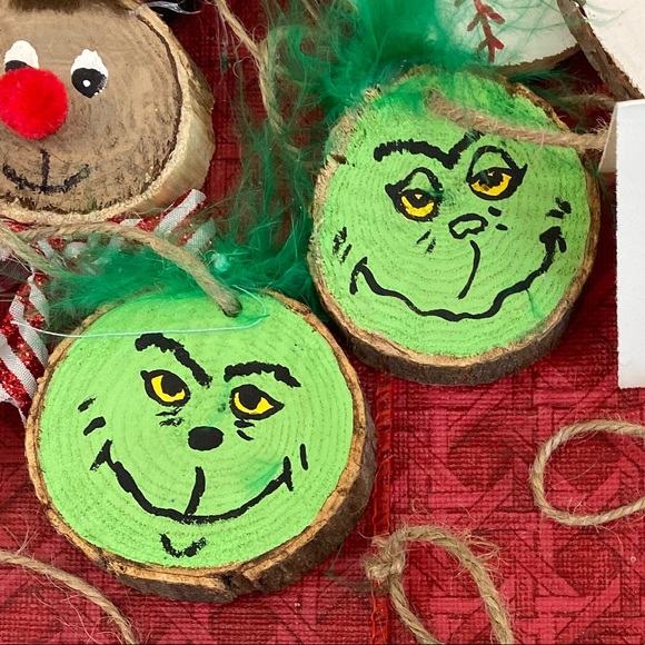 Set of Grinch Ornaments - Picture 2 of 2